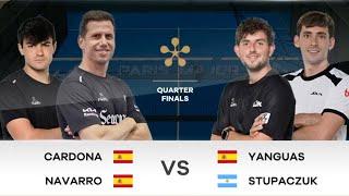 CARDONA-NAVARRO vs YANGUAS-STUPACZUK  Premier Padel PARIS MAJOR 2024 - Cuartos de final