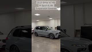 2023 BMW X7 40i Brooklyn Grey with M Sport Package. Air suspension lowered