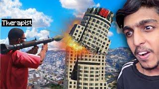 GTA 5 : But There's ULTRA REALISTIC PHYSICS! !! GAME THERAPIST