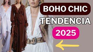 Boho Chic Tendencia 2025 | Así Es Como Puedes Llevar el estilo que arrasa en la moda