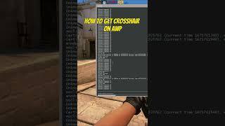 HOW TO GET CROSSHAIR ON AWP #shorts #csgo