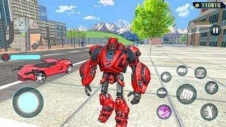 Red Mirage Multiple Transformation Jet Robot Car Game 2020 - Android Gameplay