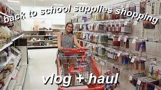 BACK TO SCHOOL SUPPLIES SHOPPING VLOG + HAUL: Law School Edition