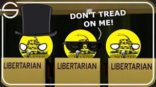 Libertarian Convention // PolCompBall Animation - Political Compass