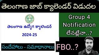 తెలంగాణ||జాబ్ క్యాలెండర్||పూర్తి వివరాలు