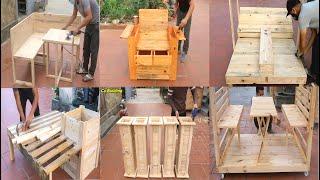 6 Amazingly Perfect Pallet Wood Recycling Projects // Cheap Furniture Design From Wooden Pallets