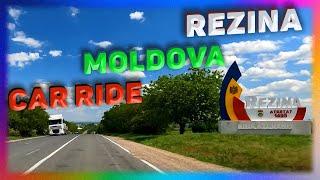 The City Of Rezina, Republica Moldova. Car Ride. Dance Music