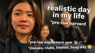 a *REAL* day in my life // Harvard pre-law student (2024)