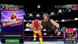 WWE Mayhem One Shot Boss Macho man Challenge