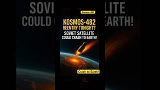 Kosmos-482 Reentry Tonight? Soviet Satellite Could Crash to Earth! #shorts