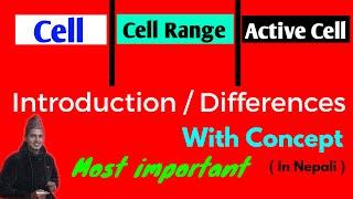 Cell, Cell Range & Active Cell | Difference | A2Z College