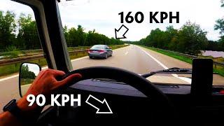 The Slowest Driver on the Autobahn. Headlights failed!    - Day 9 & 10