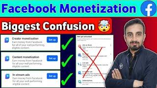 Facebook Monetization Update | Content Monetization | Creator Monetization | Instream Ads