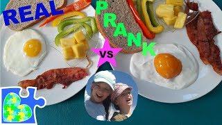 REAL vs PRANK FOOD + BEAN BOOZLED and MORE! You Can't Tell the Difference! So Real!