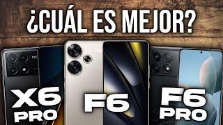 ¿Cual es es el MEJOR CALIDAD PRECIO para 2024? Poco X6 Pro vs Poco F6 vs Poco F6 Pro 