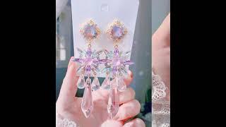 so beautiful and gorgeous earrings ️️ please subscribe my channel and like my video 