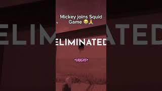 MICKEY joins SQUID GAME AGAIN  #roblox #funny