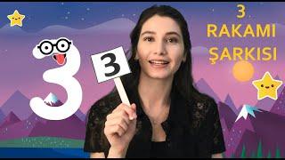 3 Rakamı Şarkısı | Üç Sayısı Öğreniyorum | Sayı Şarkıları