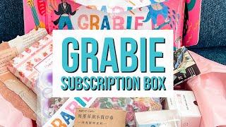 Unboxing and Review of the Grabie Scrapbook Club Box! Stationery, Planner & Journaling Items!