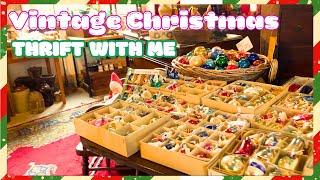 VINTAGE CHRISTMAS THRIFT WITH ME | ANTIQUE STORE