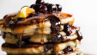 Extra Fluffy Blueberry Pancakes