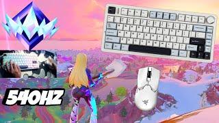 Aula F75 ASMR Unreal Ranked  Satisfying Keyboard Fortnite 540 FPS Smooth 4K