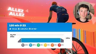 Zwift Custom Workout Tutorial + How I Optimize Zone 2 Sessions