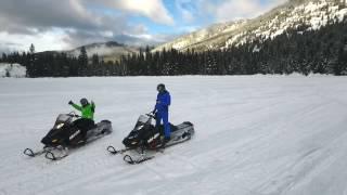 ICE FISHING and SNOWMOBILE expedition through BC, Canada.