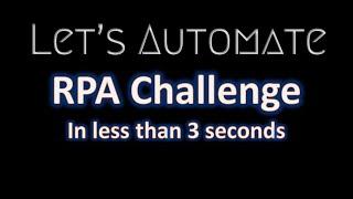 How to Solve RPA Challenge || Automation Anywhere || Fastest Time without Scripts || Part #2