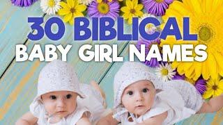 30 BIBLICAL GIRL NAMES || M-Z || Beautiful Baby Girl Names || Mami Jam