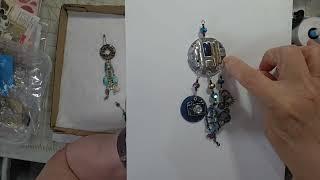 #charmsanddangles  DIY Charms, Dangles, Tassels Up-cycle Junk Jewelry Chandelier Tassels  Part 12