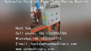 Hydraulic Parallel Paper Tube Making Machine