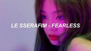 LE SSERAFIM "FEARLESS" Easy Lyrics