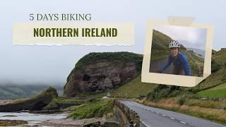 We made our kids bike tour Northern Ireland in the rain and hail