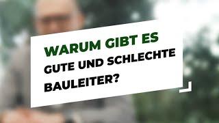 Gute und schlechte Bauleiter. Den Erfolg vom Zufall befreien!