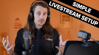 Simple Livestream Setup - Blue Yeti X and Streamcam