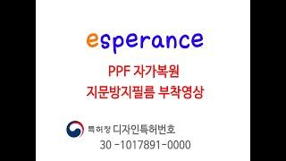 에스페란스 PPF 자가복원 지문방지필름 부착영상