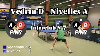 Vedrinamur D  - Nivelles A (Interclub n°7)