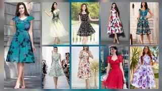 Very Amazing Printed Frocks Designs for Women/Latest Ideas of Trending Frocks