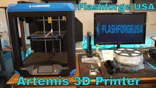 Flashforge Artemis 3D Printer:Unboxing & Overview