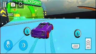 Ramp Car Racing games - impossible Real gt Sports car Driving android gameplay