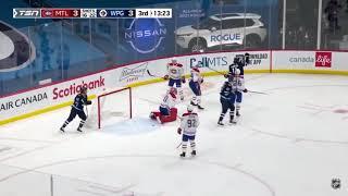 Nate Thompson 4-3 Goal Jets Vs Canadiens February 25, 2021