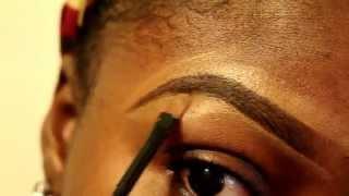 Makeup for blacks:My updated eyebrow tutorial