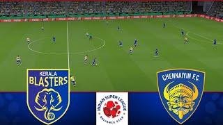 KERALA BLASTERS FC vs CHENNAIYIN FC LIVE | ISL 2024-25 | Watch Along & eFootball Match