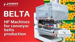 BELTA | High Frequency welding (HF Welders) machines for conveyor belts production