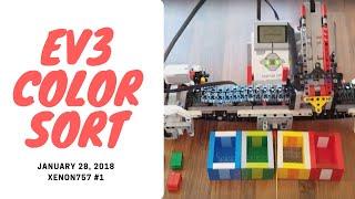 EV3 Color Sorter: WITH CODE