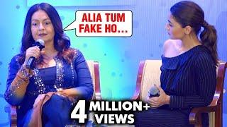 Pooja Bhatt Calls Alia Bhatt And Bollywood Stars Fake | Shaheen Bhatt Book Launch