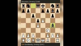 Chess at the Moscow Open Gordievsky, Dmitriy (2541) 1-0 Slizunkov, Dmitriy (2200) #shorts #chess