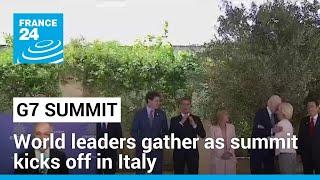 World leaders gather as G7 summit kicks off in Italy • FRANCE 24 English