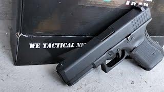 WE Airsoft Glock 17 Gen 5 video testing. Unit of Sir Allan #airsoft